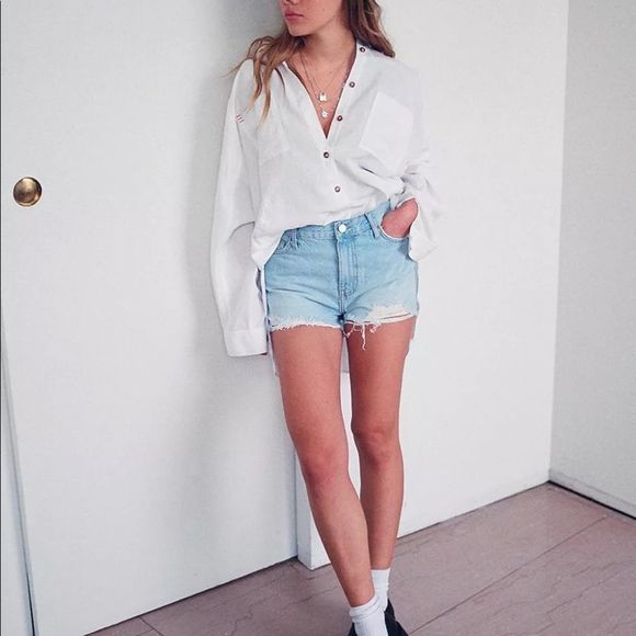 BDG High Waisted Girlfriend Shorts ♥️♥️♥️ - Picture 7 of 7
